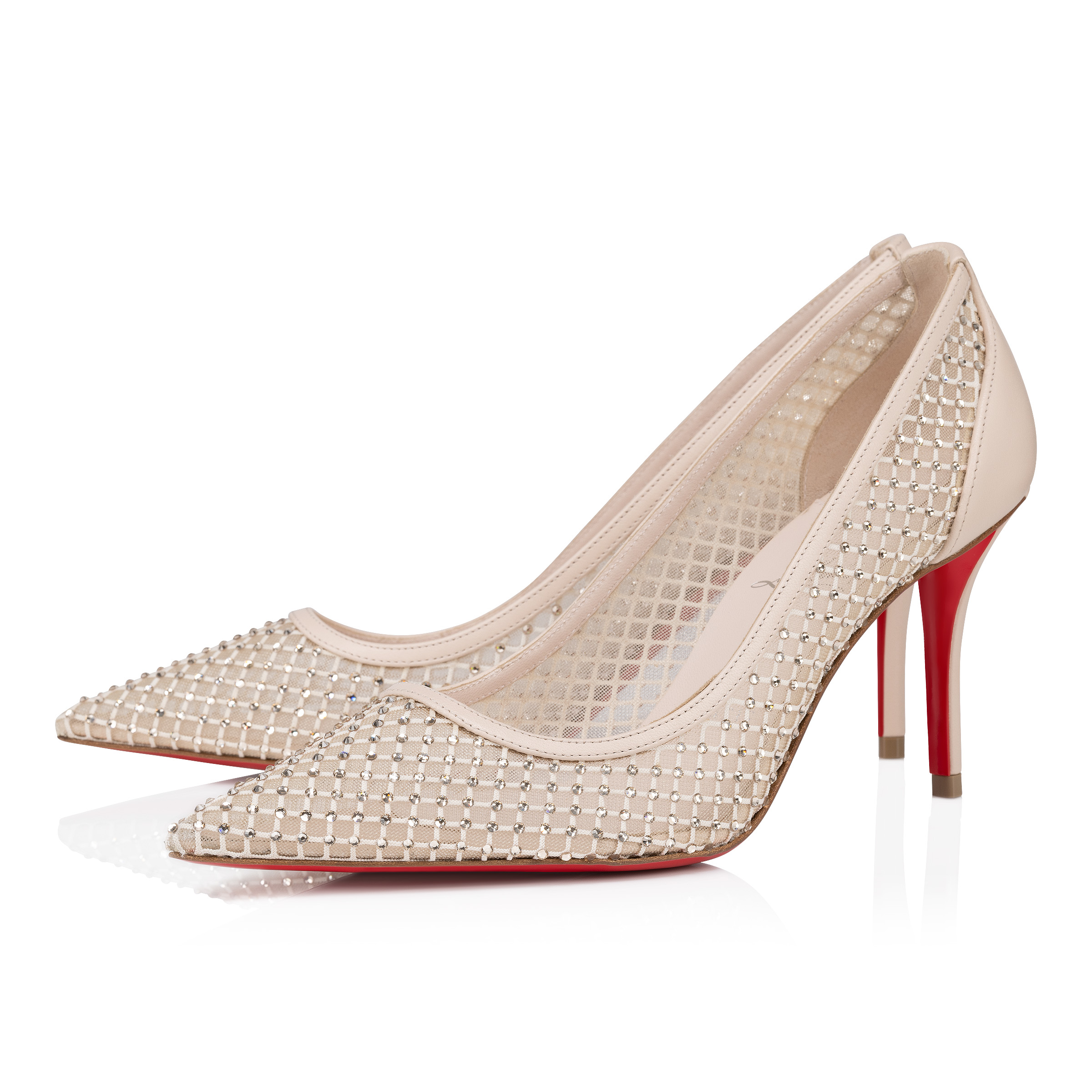 Christian Louboutin Shop – Exklusive apostropha mesh strass – 3240170f758 High Heels von Christian Louboutin