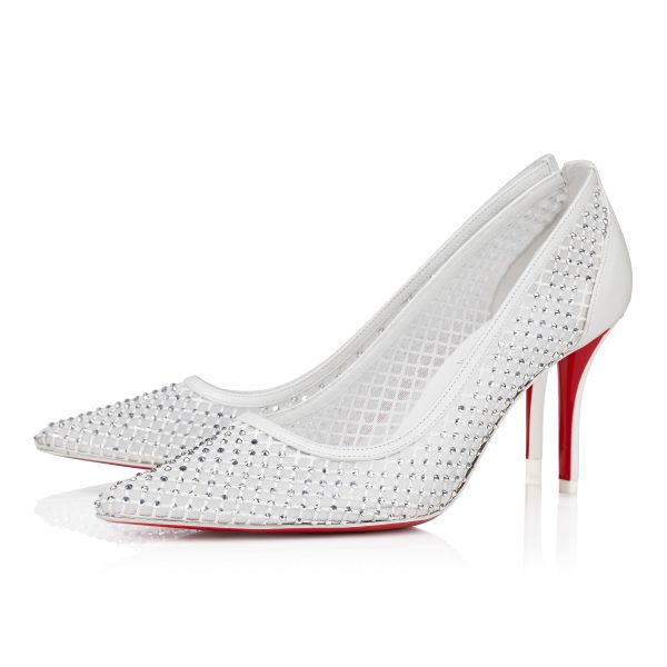 Christian Louboutin Shop – Exklusive apostropha mesh strass – 3240170w610 High Heels von Christian Louboutin