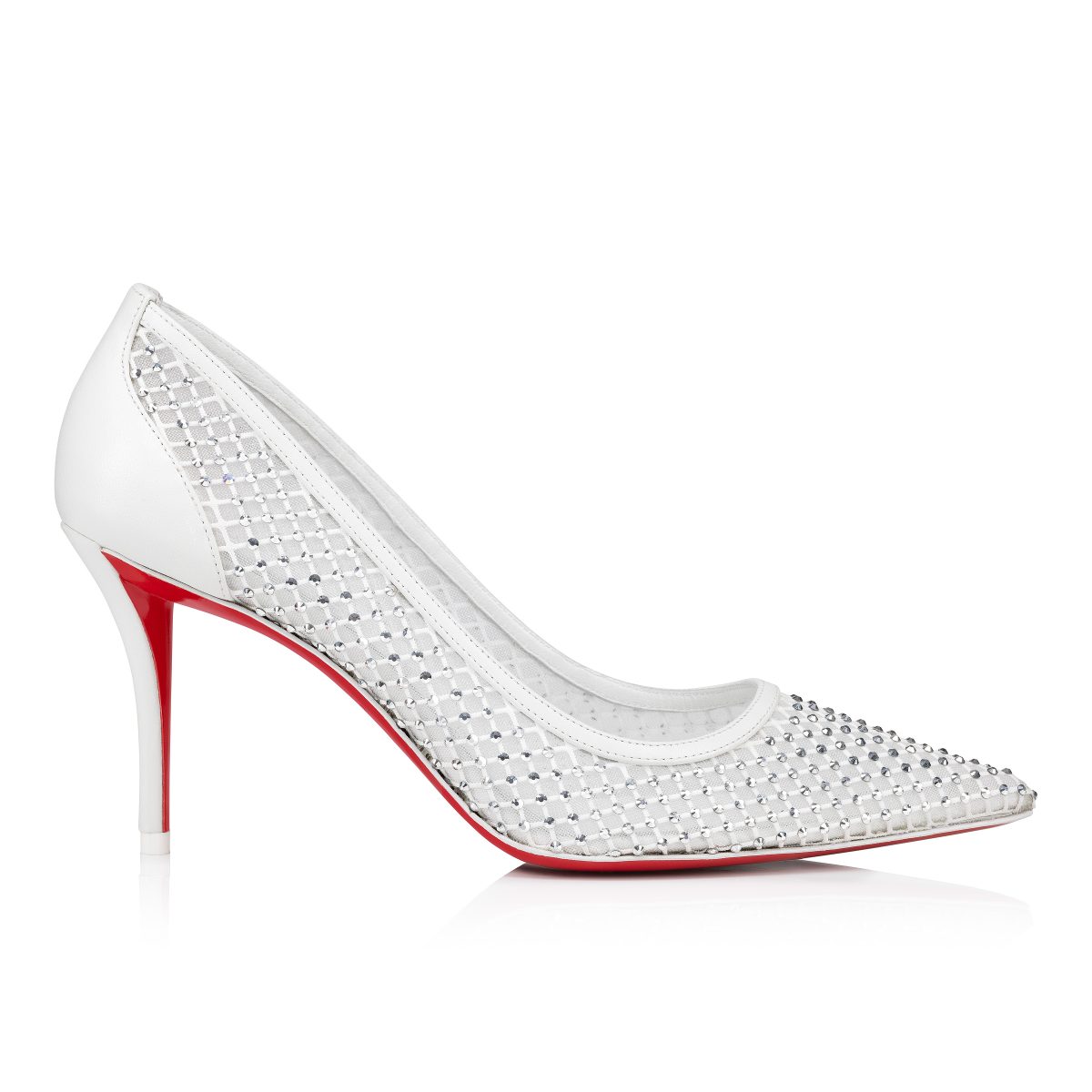 Christian Louboutin Shop – Exklusive apostropha mesh strass – 3240170w610 High Heels von Christian Louboutin