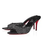 Christian Louboutin Shop – Exklusive apostropha mule mesh strass – 3240795b803 High Heels von Christian Louboutin