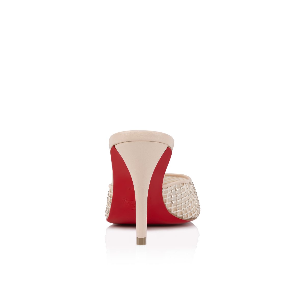 Christian Louboutin Shop – Exklusive apostropha mule mesh strass – 3240795f758 High Heels von Christian Louboutin