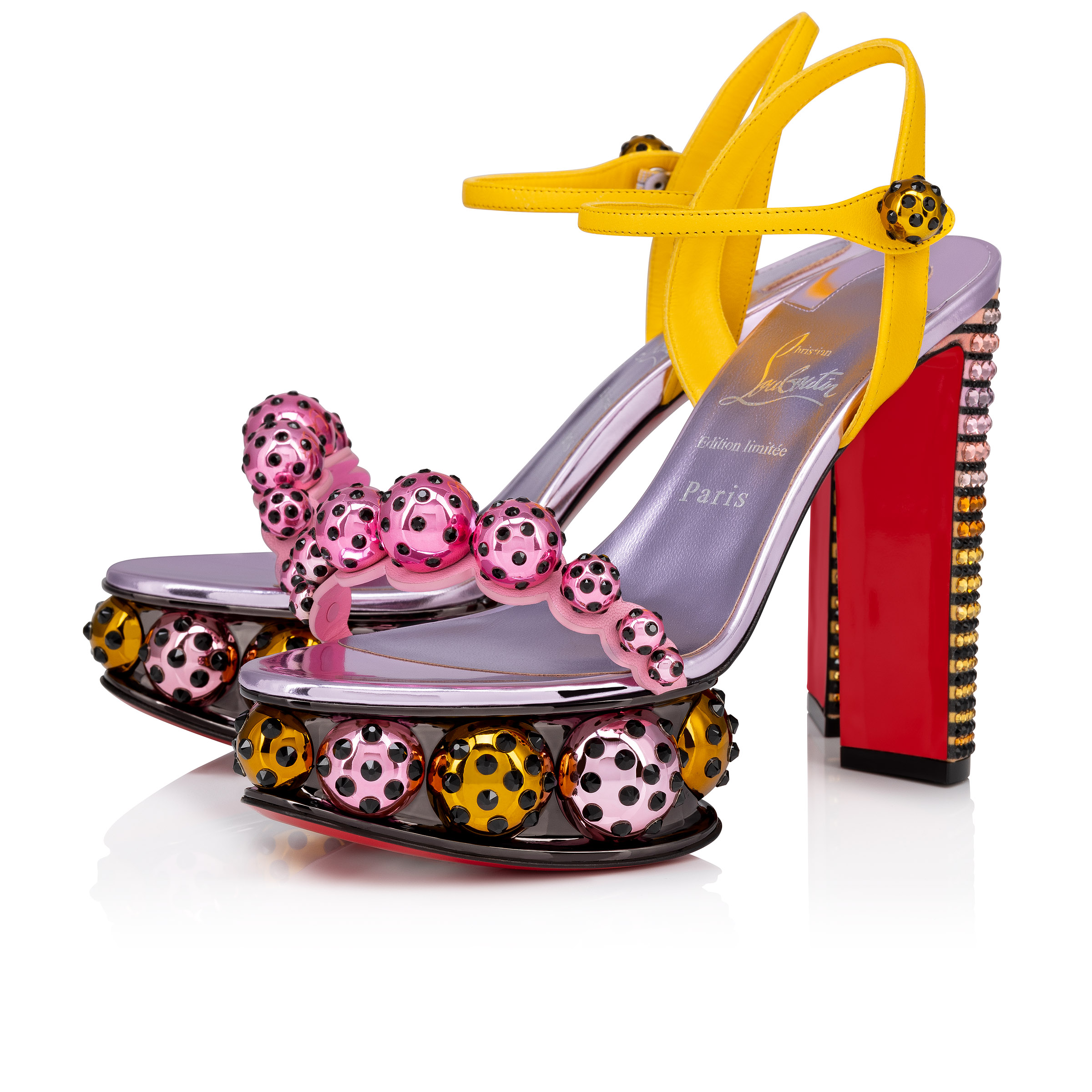 Christian Louboutin Shop – Exklusive atmospherica strass aftersun – 3240106j988 High Heels von Christian Louboutin