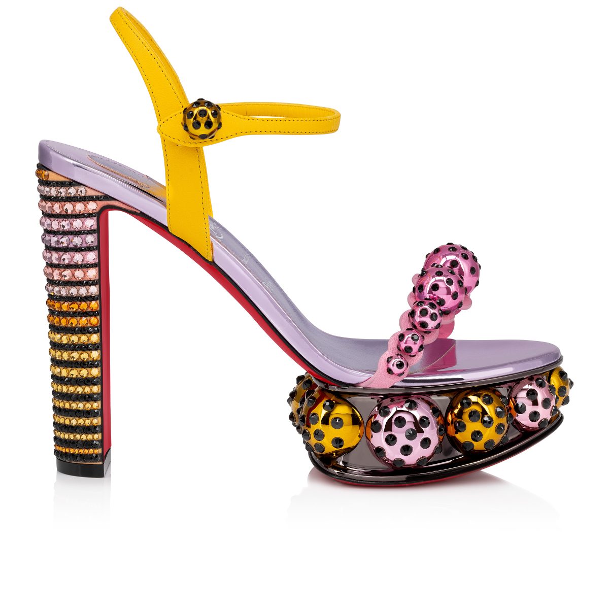Christian Louboutin Shop – Exklusive atmospherica strass aftersun – 3240106j988 High Heels von Christian Louboutin