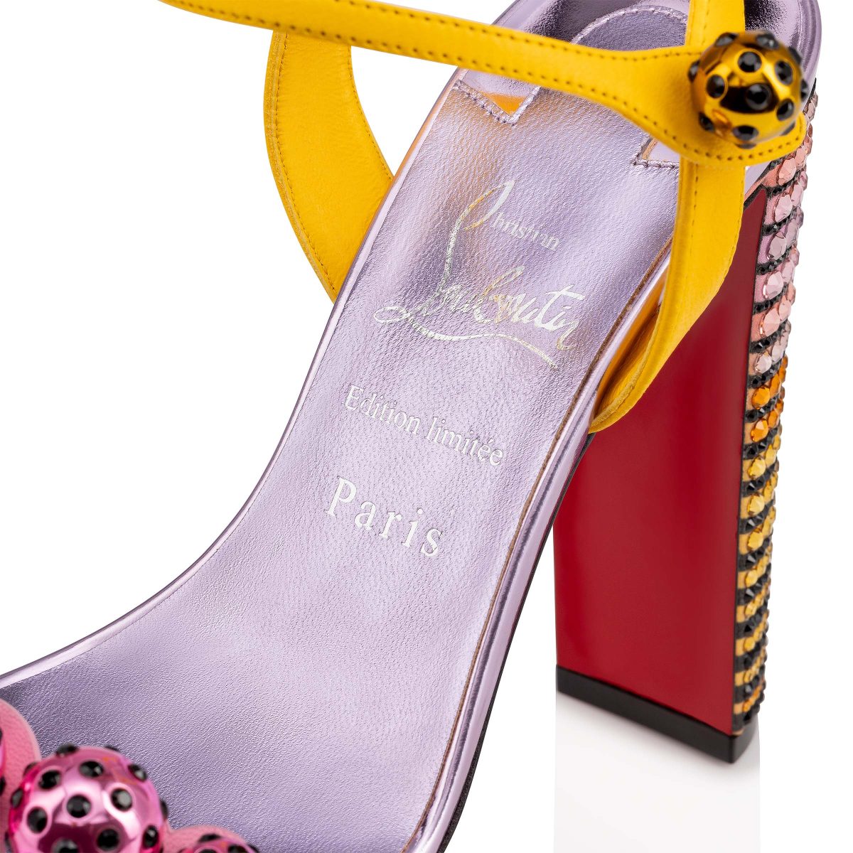 Christian Louboutin Shop – Exklusive atmospherica strass aftersun – 3240106j988 High Heels von Christian Louboutin