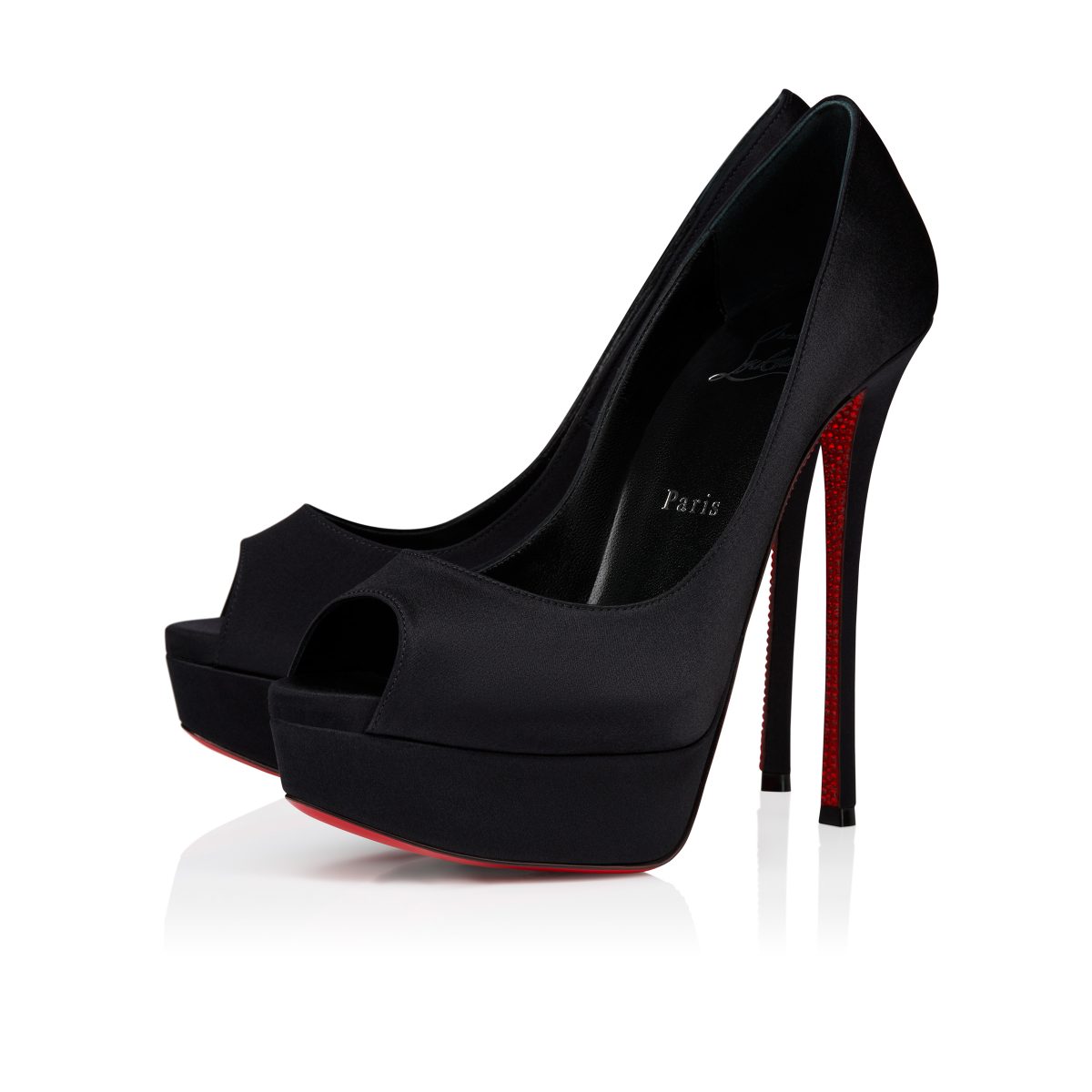 Christian Louboutin Shop – Exklusive lady peep suola strass – 1250537b439 High Heels von Christian Louboutin