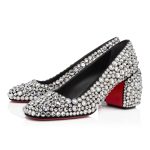 Christian Louboutin Shop – Exklusive minny maxi strass – 3240093t023 High Heels von Christian Louboutin
