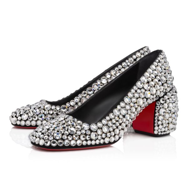 Christian Louboutin Shop – Exklusive minny maxi strass – 3240093t023 High Heels von Christian Louboutin