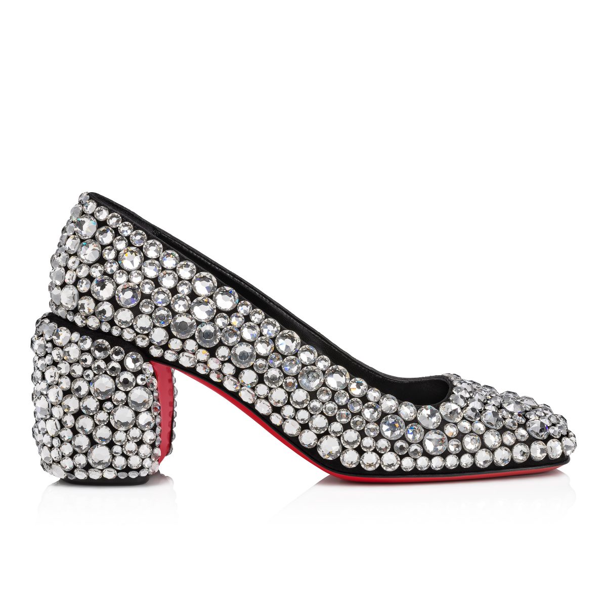 Christian Louboutin Shop – Exklusive minny maxi strass – 3240093t023 High Heels von Christian Louboutin