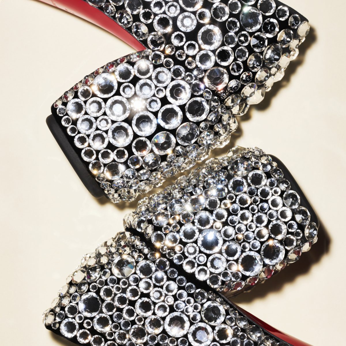 Christian Louboutin Shop – Exklusive minny maxi strass – 3240093t023 High Heels von Christian Louboutin