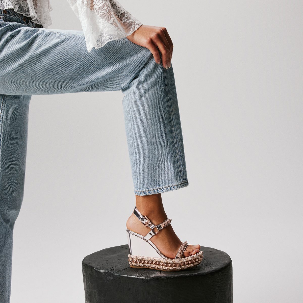 Christian Louboutin Shop – Exklusive pyraclou – 32304169002 High Heels von Christian Louboutin