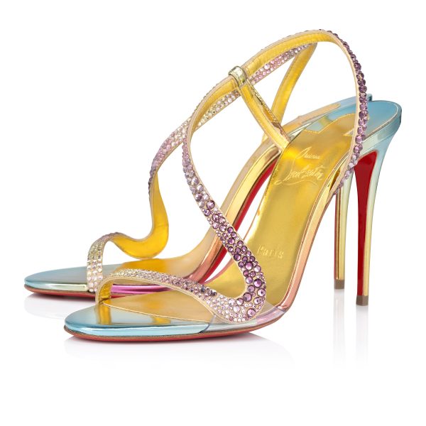 Christian Louboutin Shop – Exklusive rosalie strass boreal – 12501556833 High Heels von Christian Louboutin