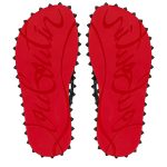 Christian Louboutin Shop – Exklusive super loubi flip – 1230961bk01 High Heels von Christian Louboutin