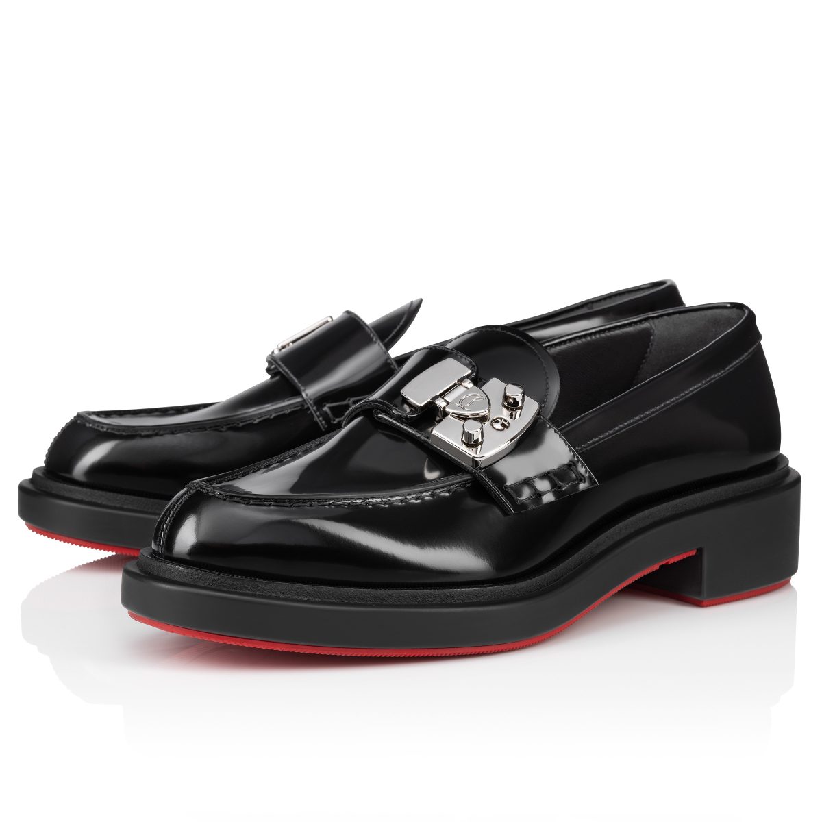 Christian Louboutin Shop – Exklusive urban moc lock – 1250276bk01 High Heels von Christian Louboutin
